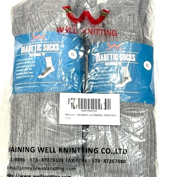 Well Knitting Diabetic Socks 4 Pairs XL NEW - Picture 3 of 7